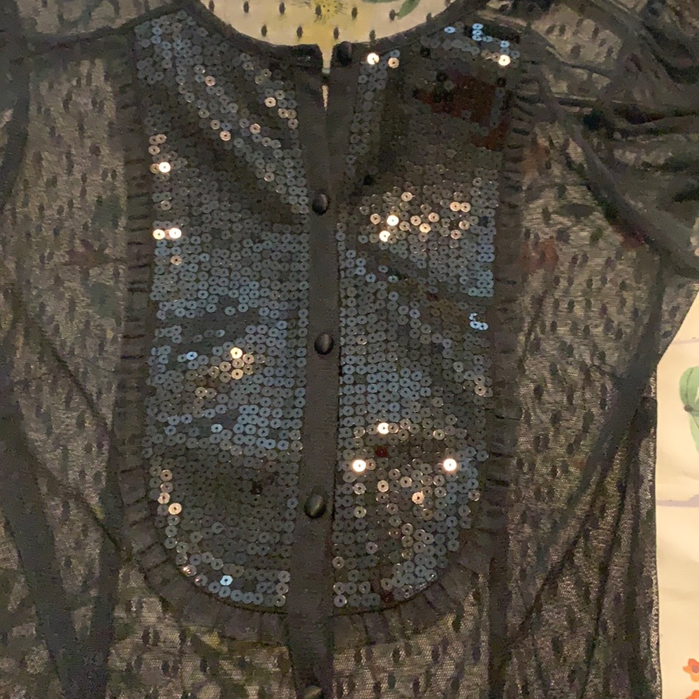 EXPRESS-Beautifully Detailed Tuxedo Top